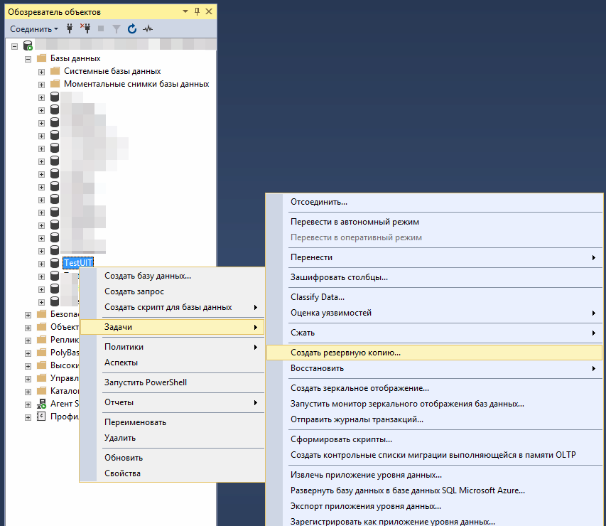 Резервная копия журнала транзакций MS SQL Резервная копия журнала транзакций MS SQL