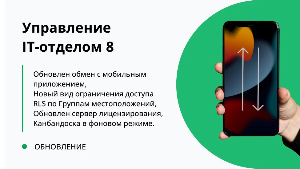 Обновление "Управление IT-отделом 8" релиз 3.1.15.2